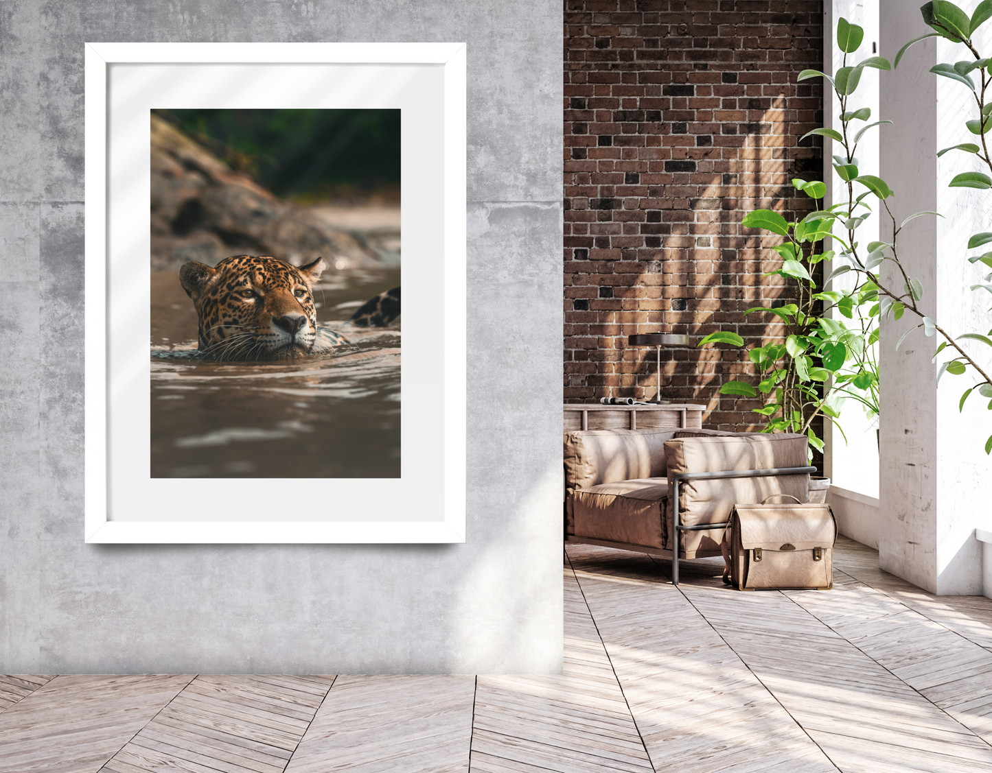 SWIMMING JAGUAR